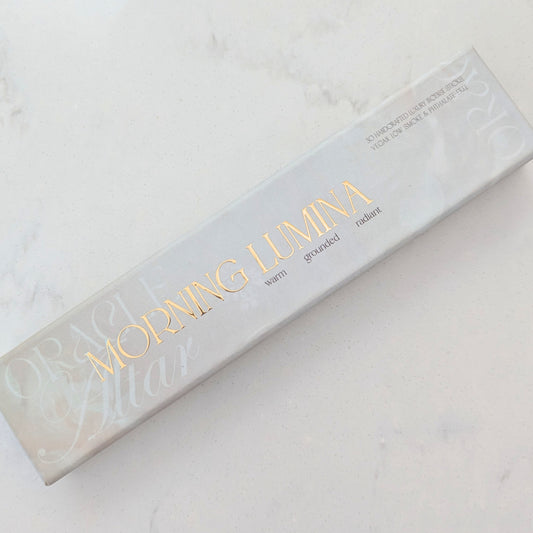 PRE-ORDER MORNING LUMINA INCENSE (Phthalate-Free, Low Smoke, Vegan & Fair Trade)